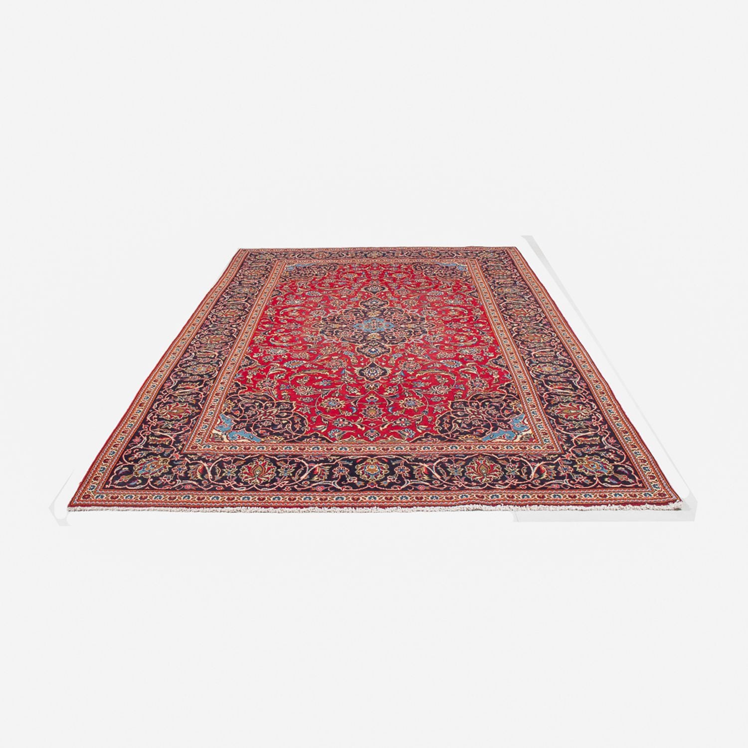 Tapis persan - Keshan - 306 x 198 cm - rouge