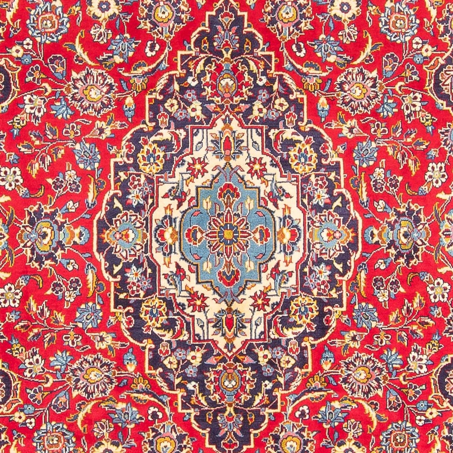 Tapis persan - Keshan - 298 x 204 cm - rouge