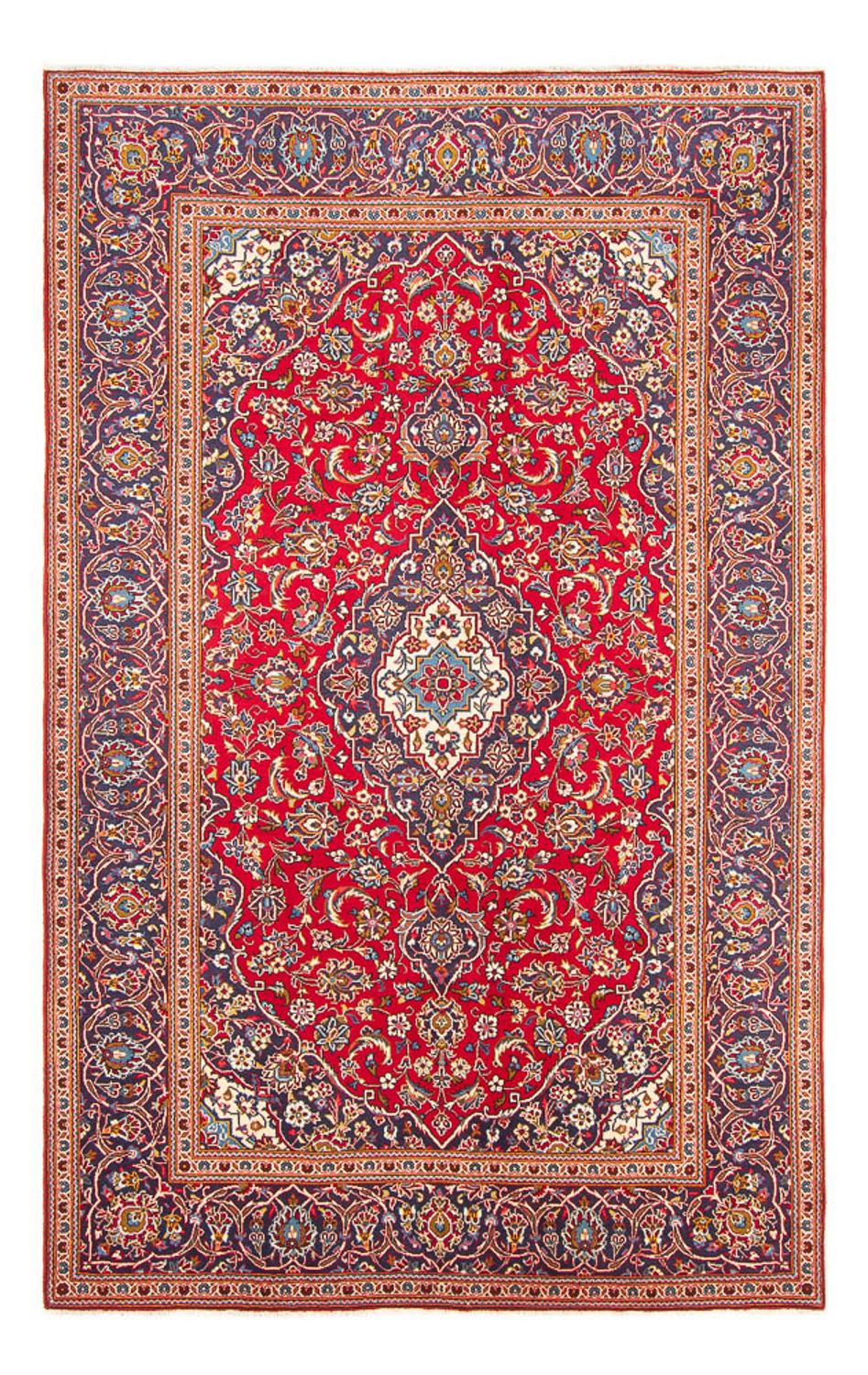 Tapis persan - Keshan - 307 x 198 cm - rouge