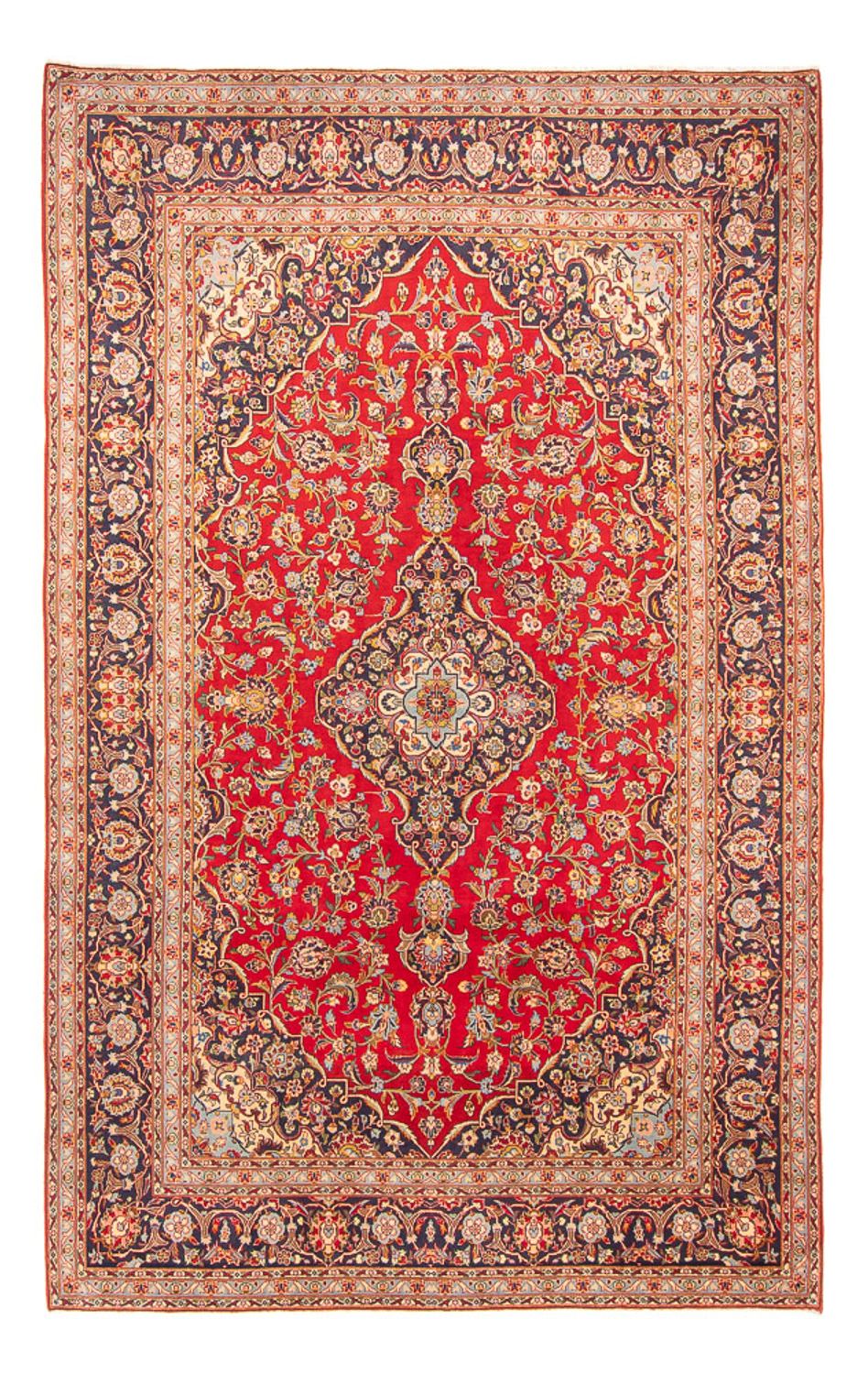 Tapis persan - Keshan - 305 x 200 cm - rouge