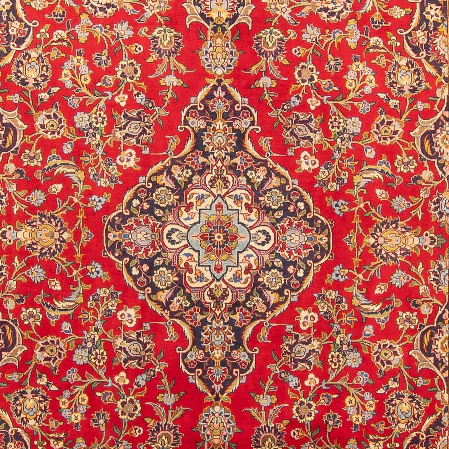 Tapis persan - Keshan - 305 x 200 cm - rouge