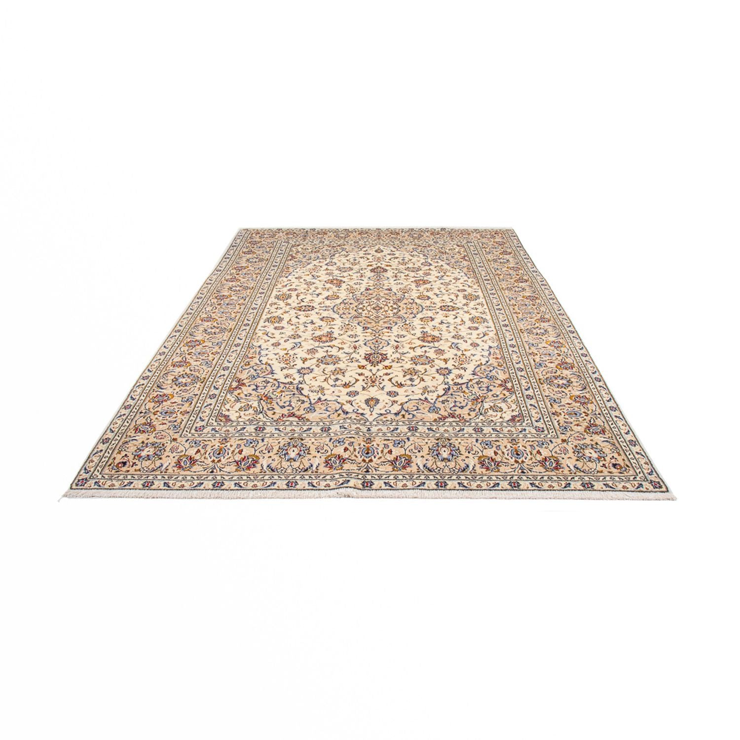 Tapis persan - Keshan - 310 x 197 cm - crème