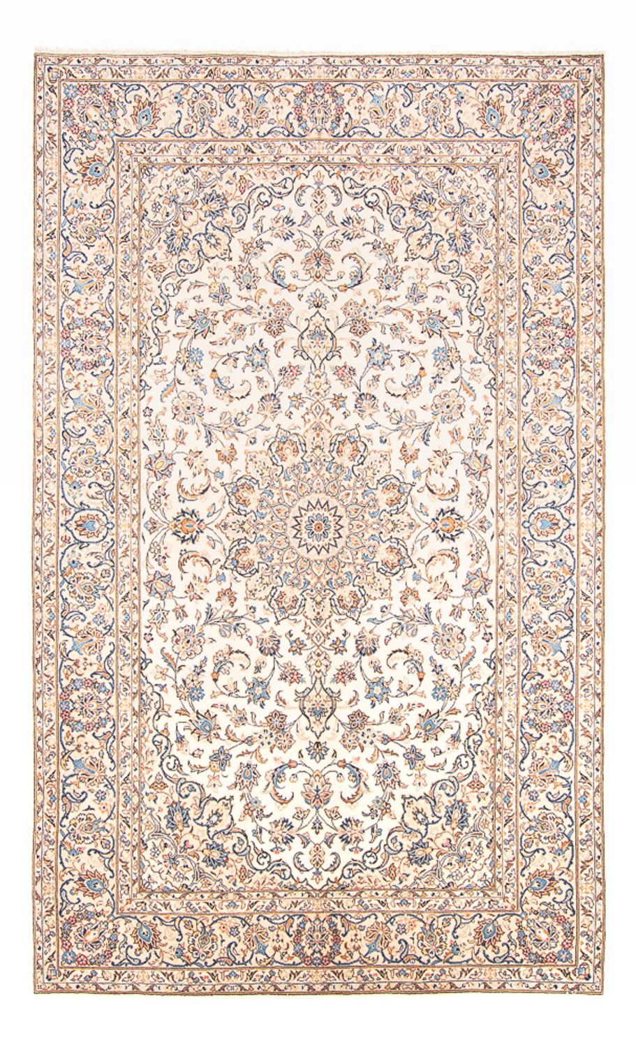 Tapis persan - Keshan - 314 x 198 cm - crème