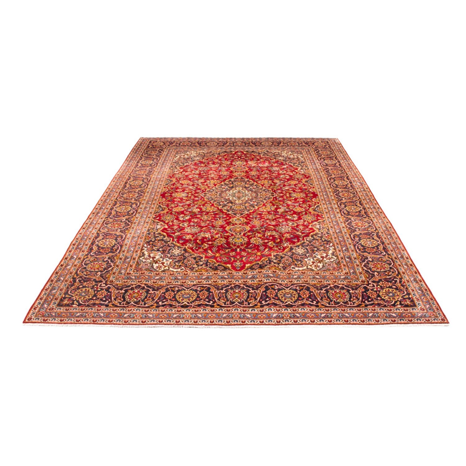 Tapis persan - Keshan - 344 x 243 cm - rouge