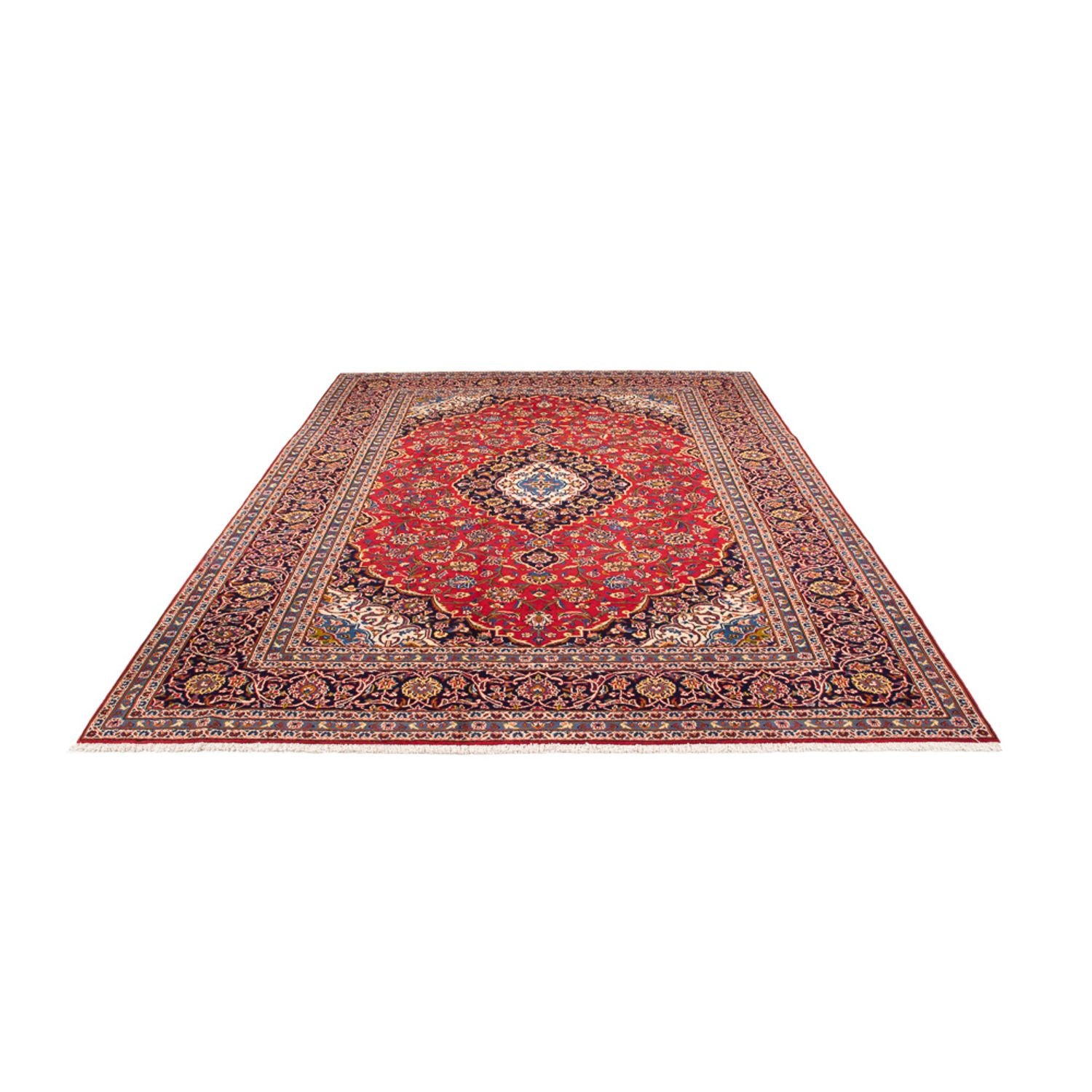 Tapis persan - Keshan - 343 x 247 cm - rouge
