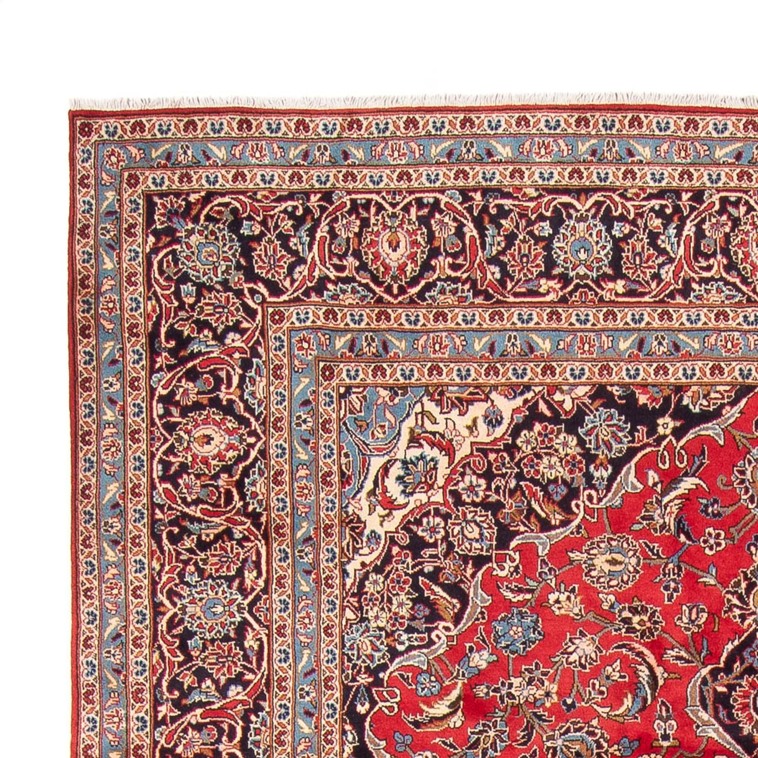 Tapis persan - Keshan - 348 x 245 cm - rouge