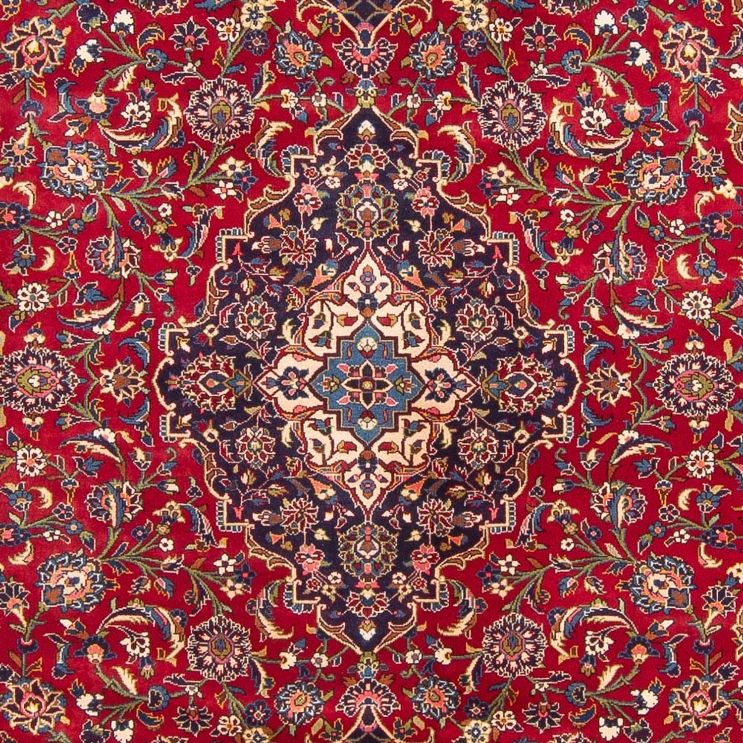 Tapis persan - Keshan - 348 x 247 cm - rouge