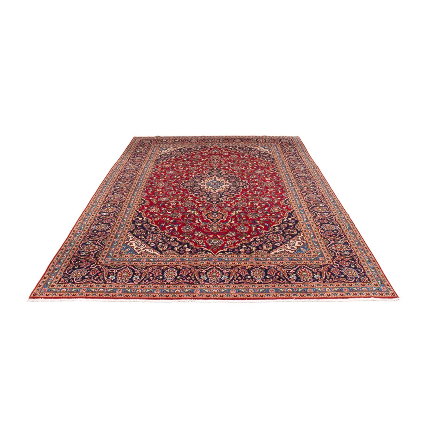 Tapis persan - Keshan - 348 x 247 cm - rouge