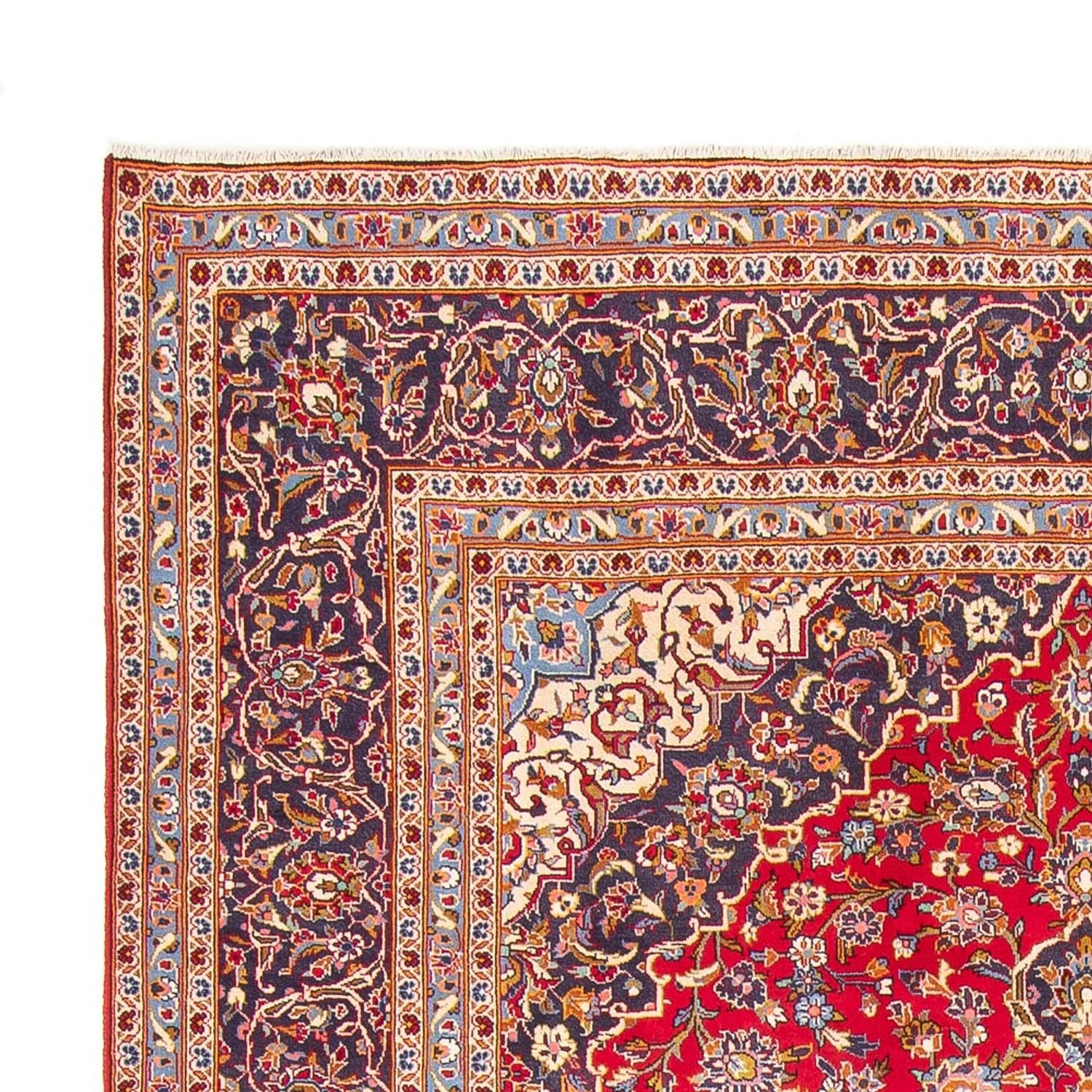 Tapis persan - Keshan - 346 x 250 cm - rouge