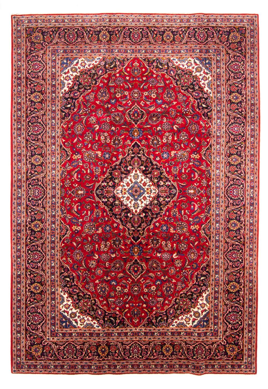 Tapis persan - Keshan - 358 x 244 cm - rouge