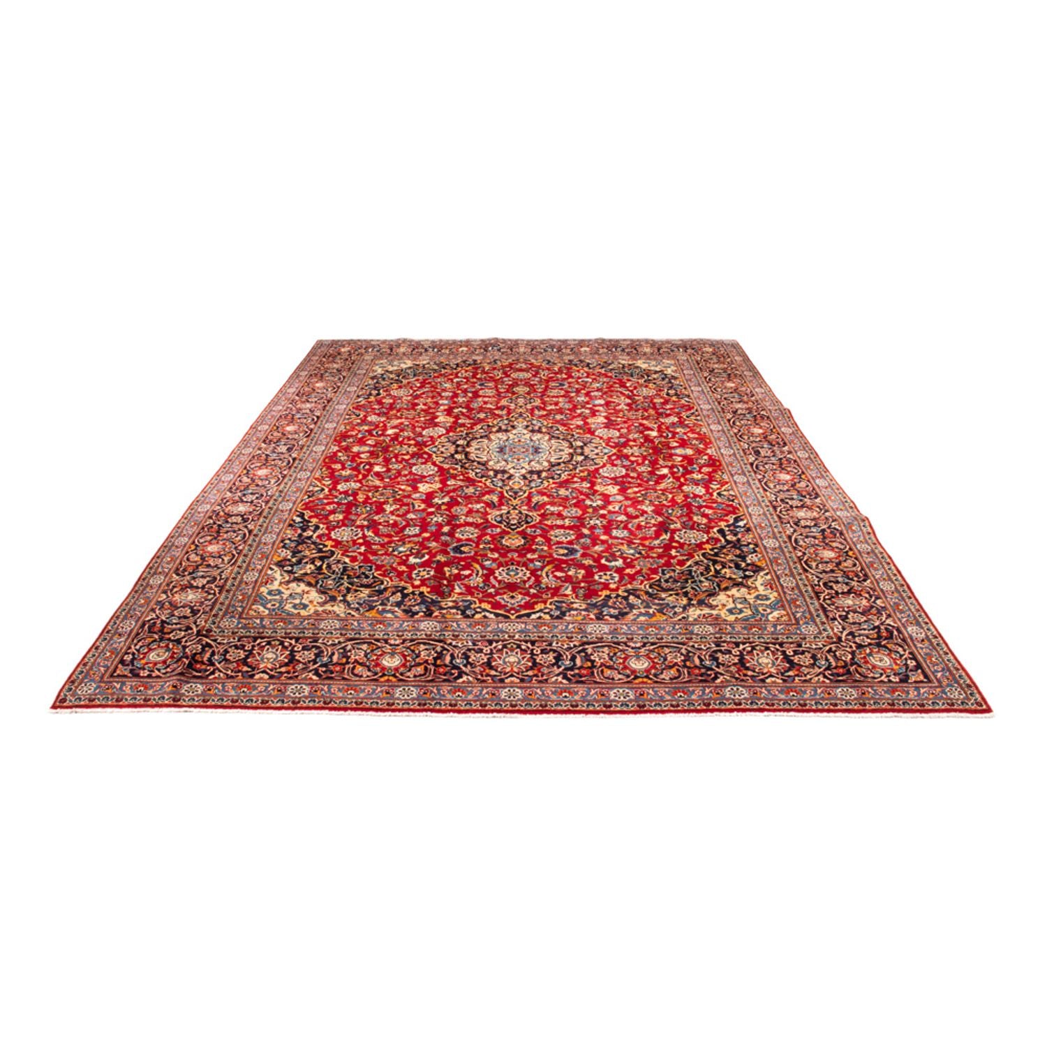 Tapis persan - Keshan - 359 x 260 cm - rouge