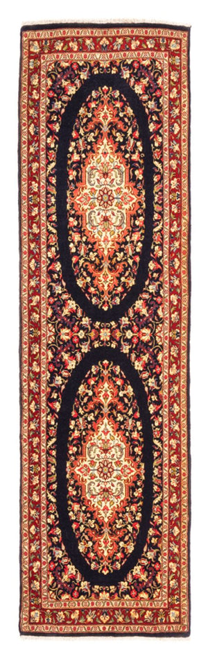 Läufer Perser - Ghom - 217 x 63 cm - dunkelblau