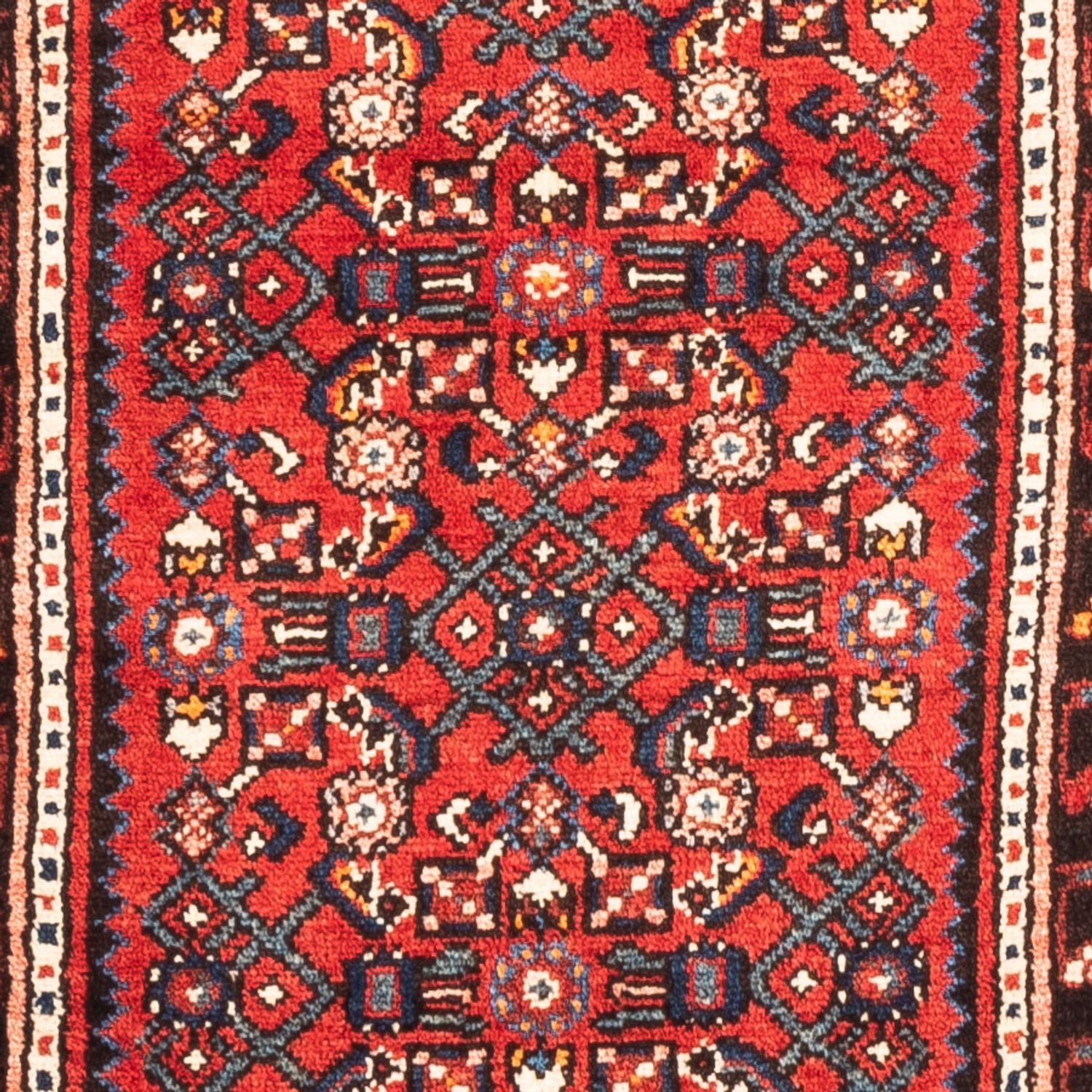 Tapis de couloir Tapis persan - Nomadic - 192 x 68 cm - rouge