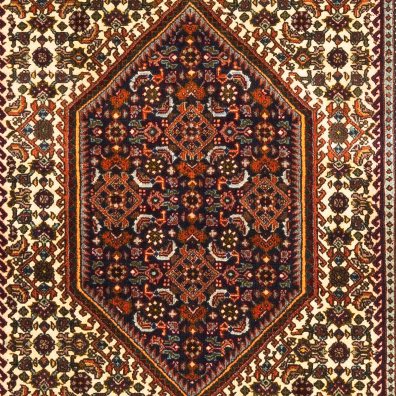 Tapis de couloir Tapis persan - Bidjar - 218 x 75 cm - beige
