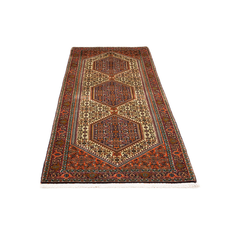 Tapis de couloir Tapis persan - Bidjar - 218 x 75 cm - beige