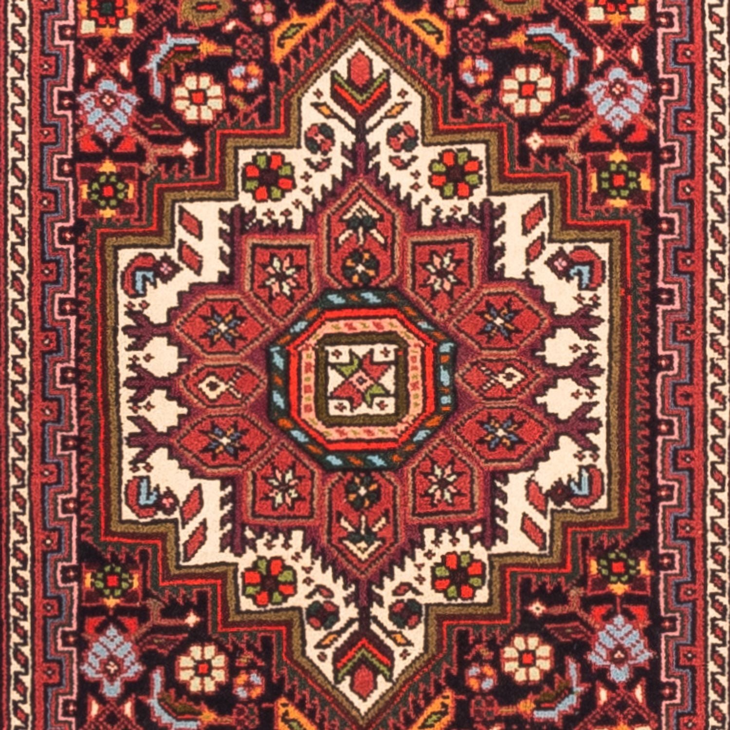 Tapis de couloir Tapis persan - Nomadic - 175 x 59 cm - rouge