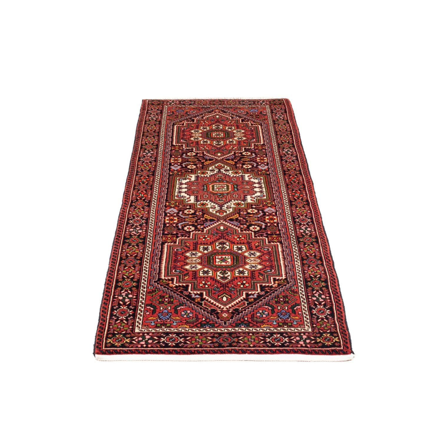 Tapis de couloir Tapis persan - Nomadic - 175 x 59 cm - rouge