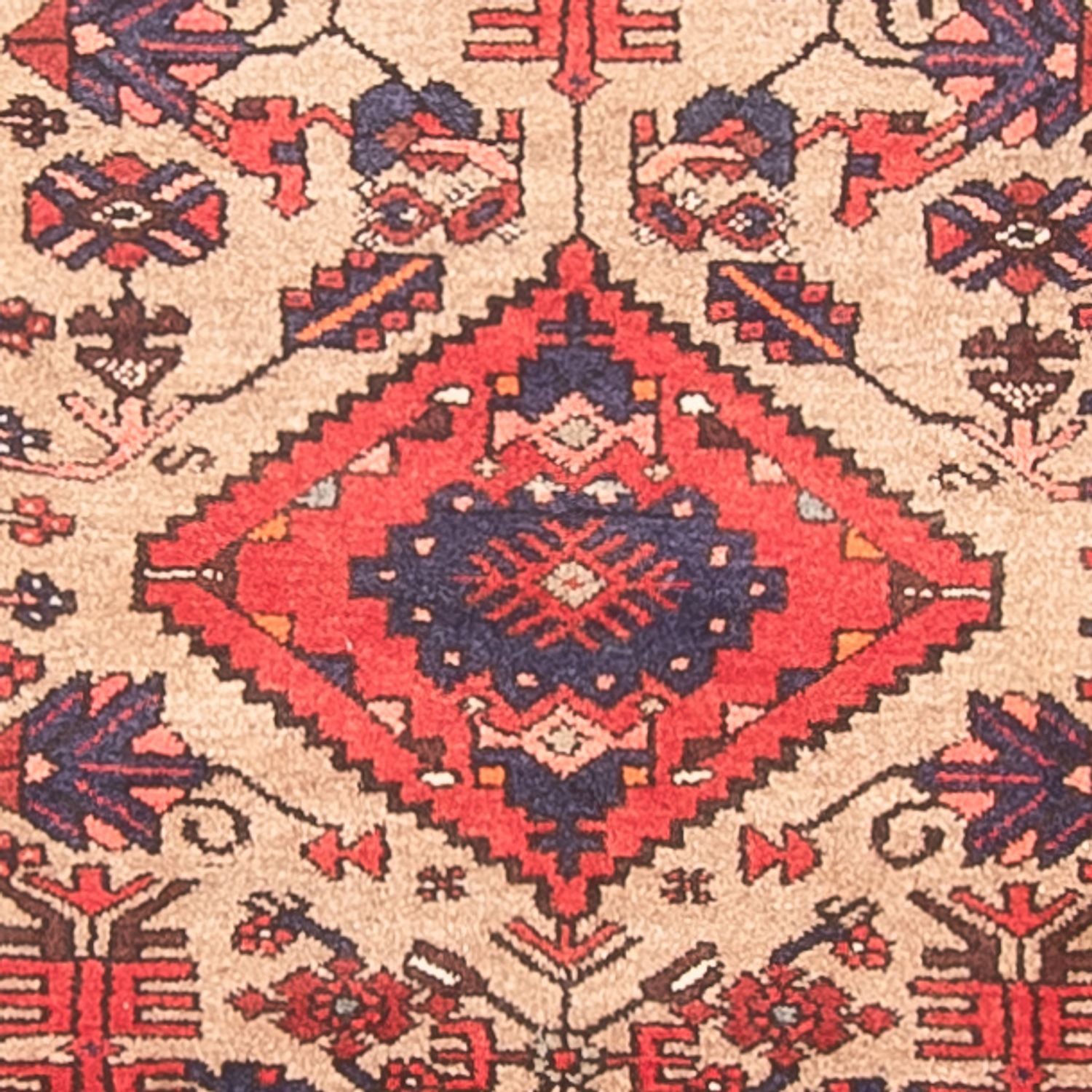 Tapis de couloir Tapis persan - Nomadic - 405 x 100 cm - beige