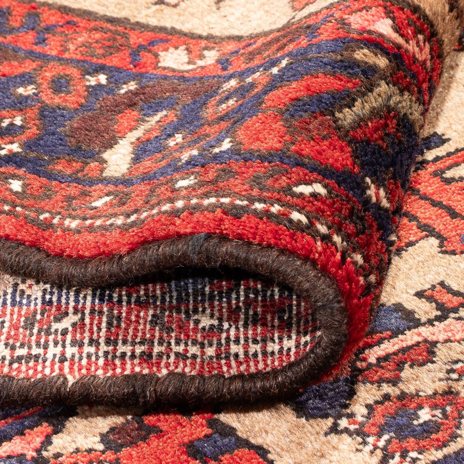 Tapis de couloir Tapis persan - Nomadic - 405 x 100 cm - beige
