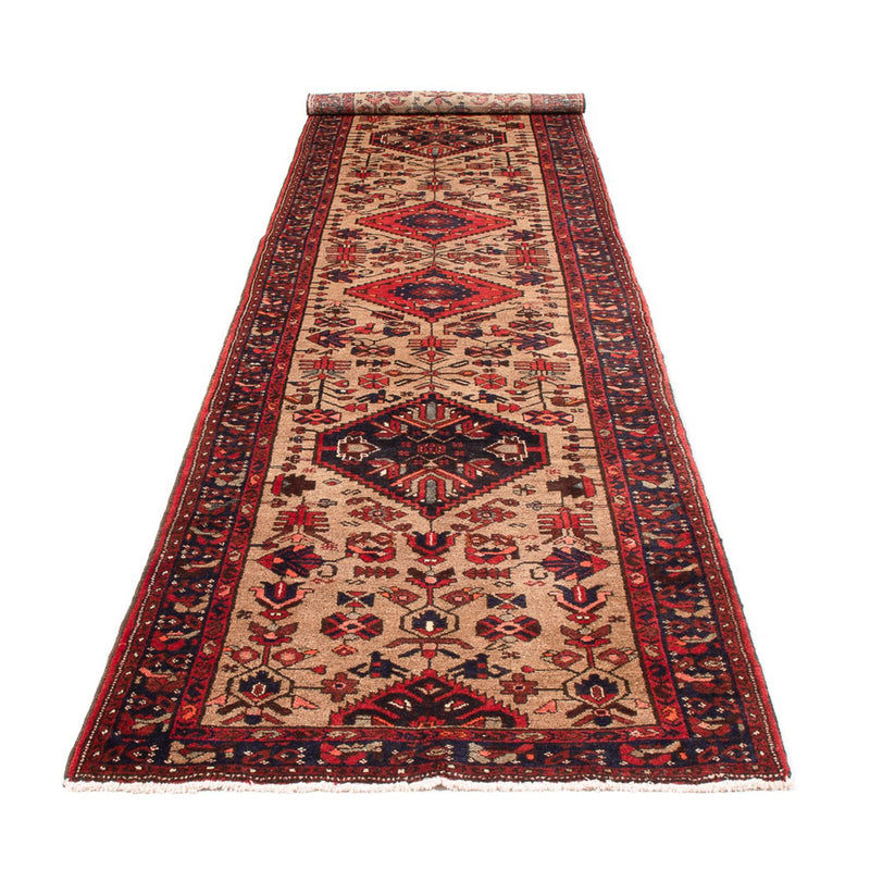 Tapis de couloir Tapis persan - Nomadic - 405 x 100 cm - beige