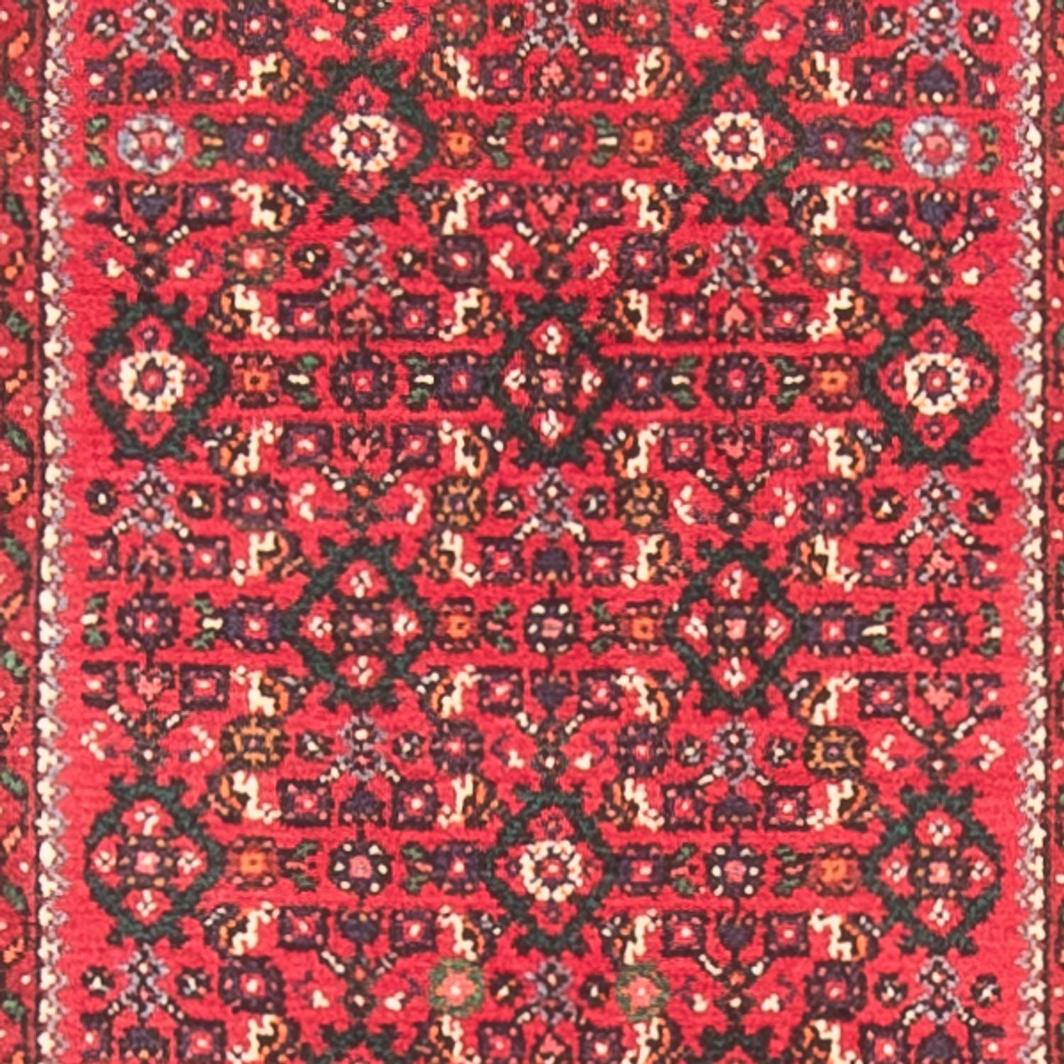 Tapis de couloir Tapis persan - Nomadic - 392 x 77 cm - rouge