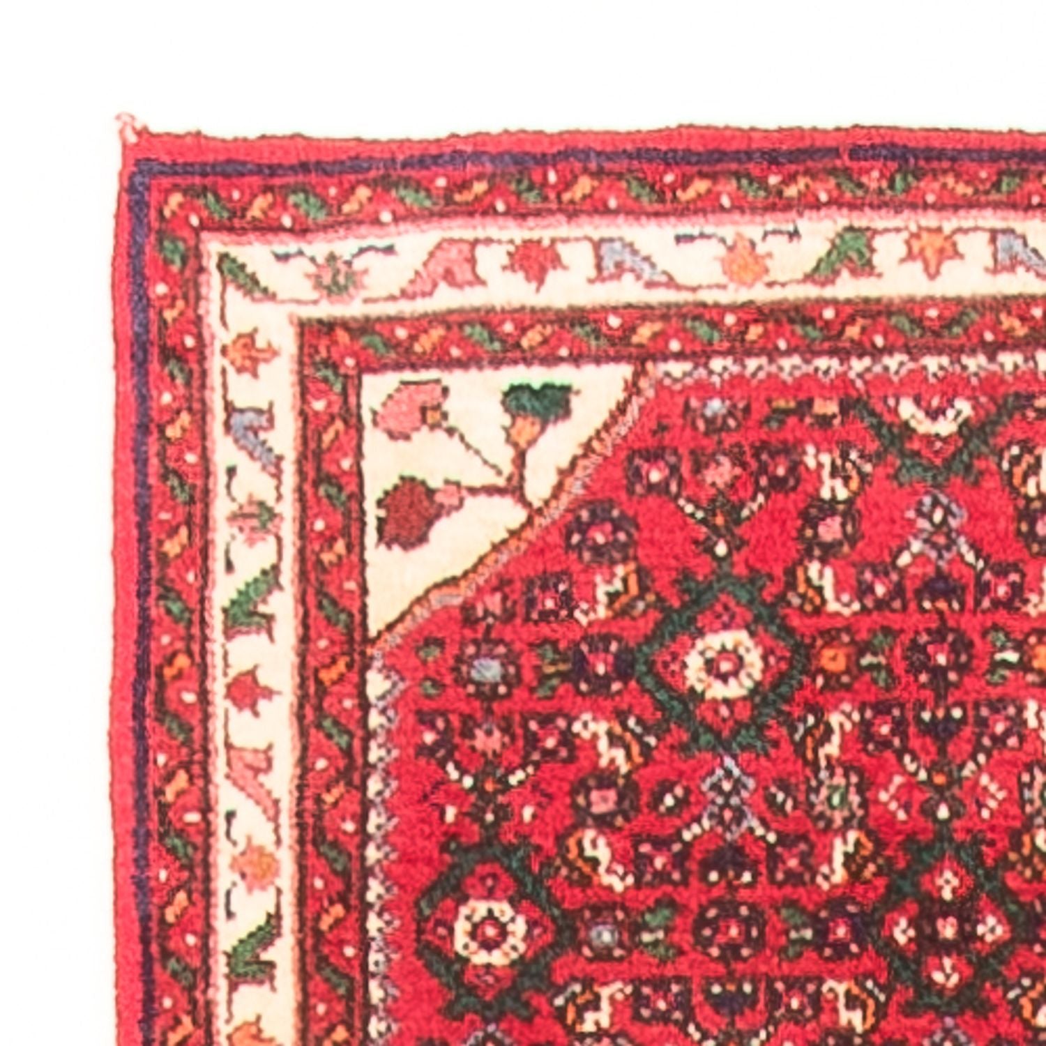 Tapis de couloir Tapis persan - Nomadic - 392 x 77 cm - rouge