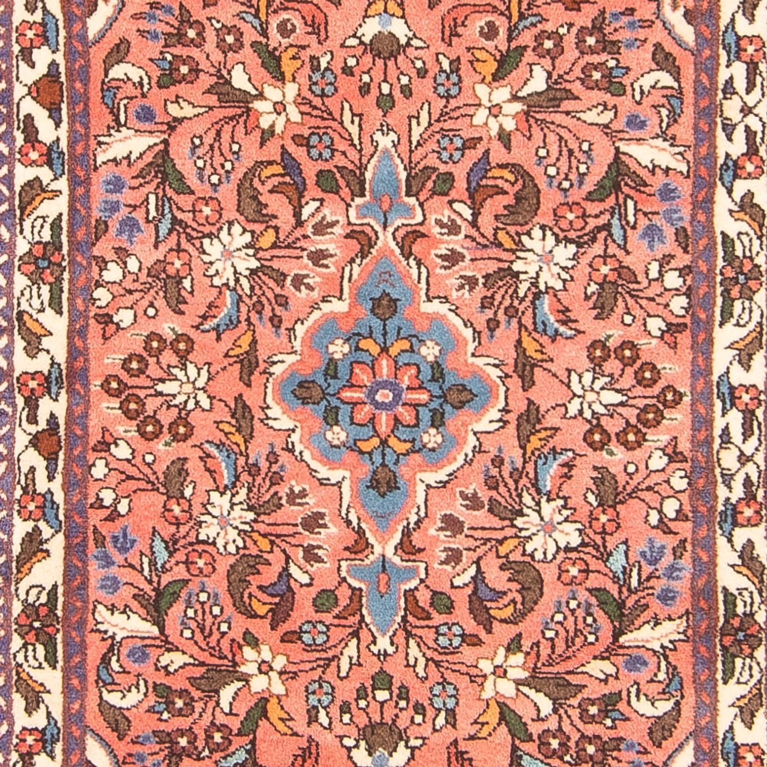 Tapis de couloir Tapis persan - Nomadic - 385 x 77 cm - rouge
