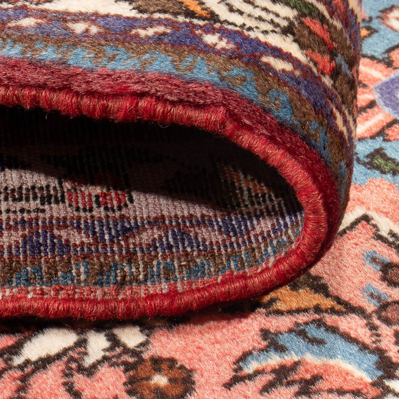 Tapis de couloir Tapis persan - Nomadic - 385 x 77 cm - rouge