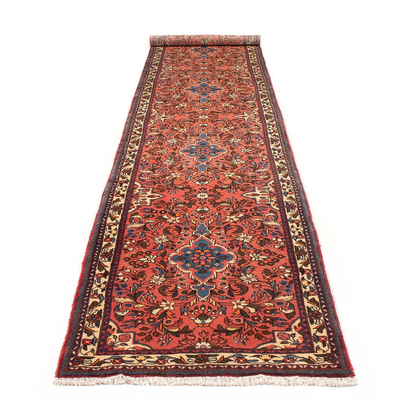 Tapis de couloir Tapis persan - Nomadic - 385 x 77 cm - rouge