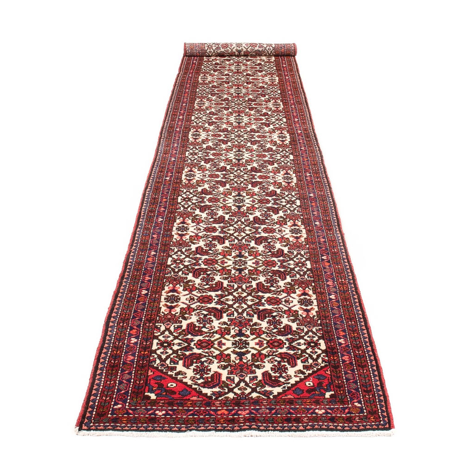 Tapis de couloir Tapis Kelim - Oriental - 415 x 80 cm - beige