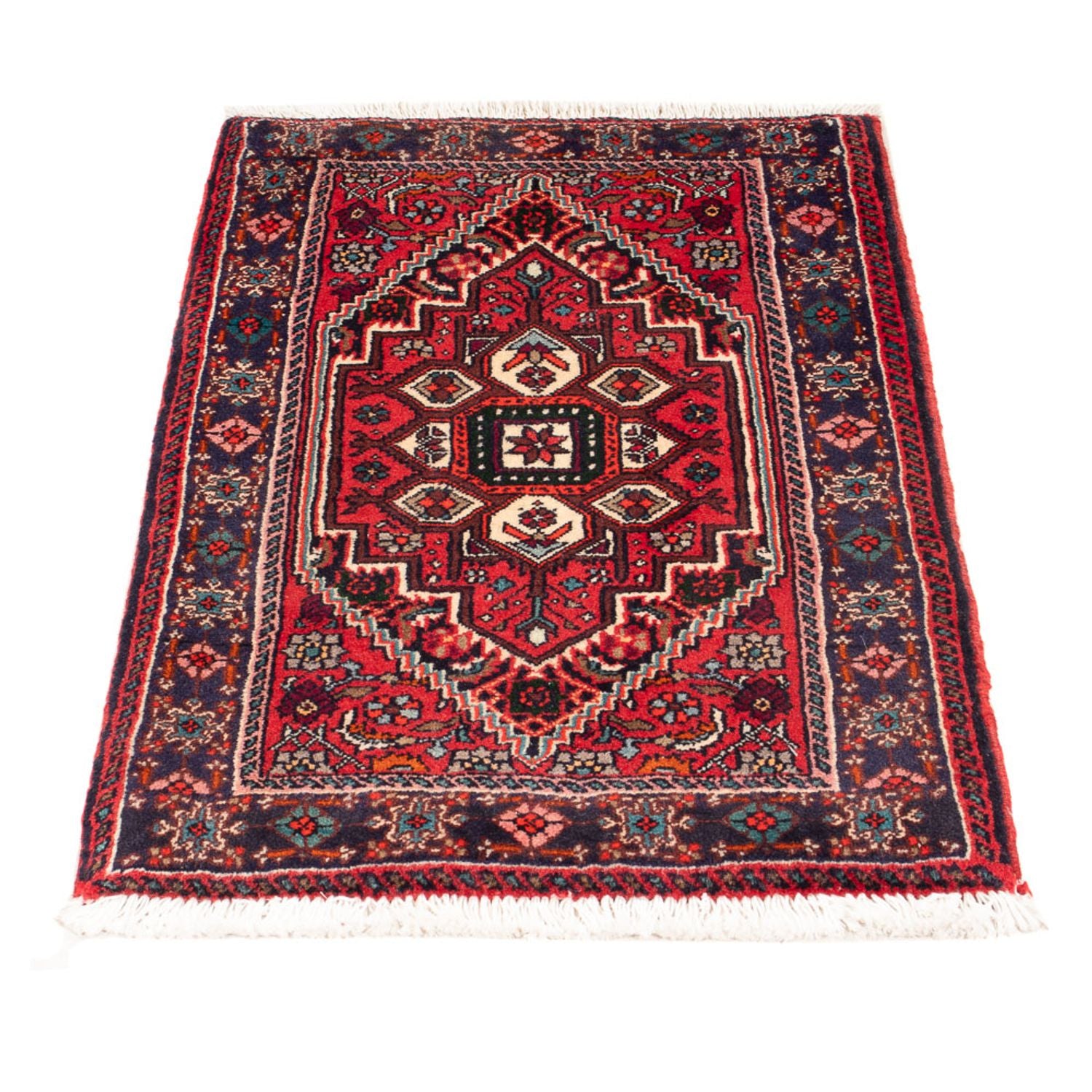 Tapis persan - Nomadic - 88 x 48 cm - rouge