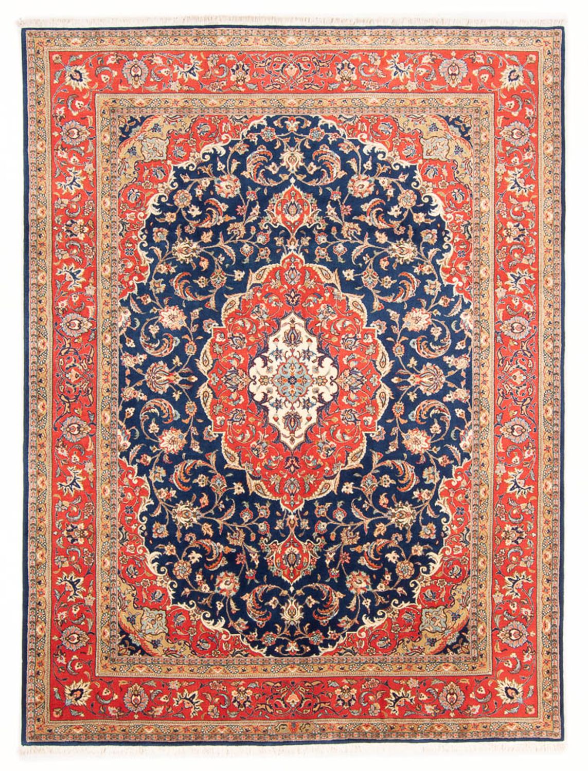 Tapis persan - Classique - 275 x 200 cm - bleu foncé