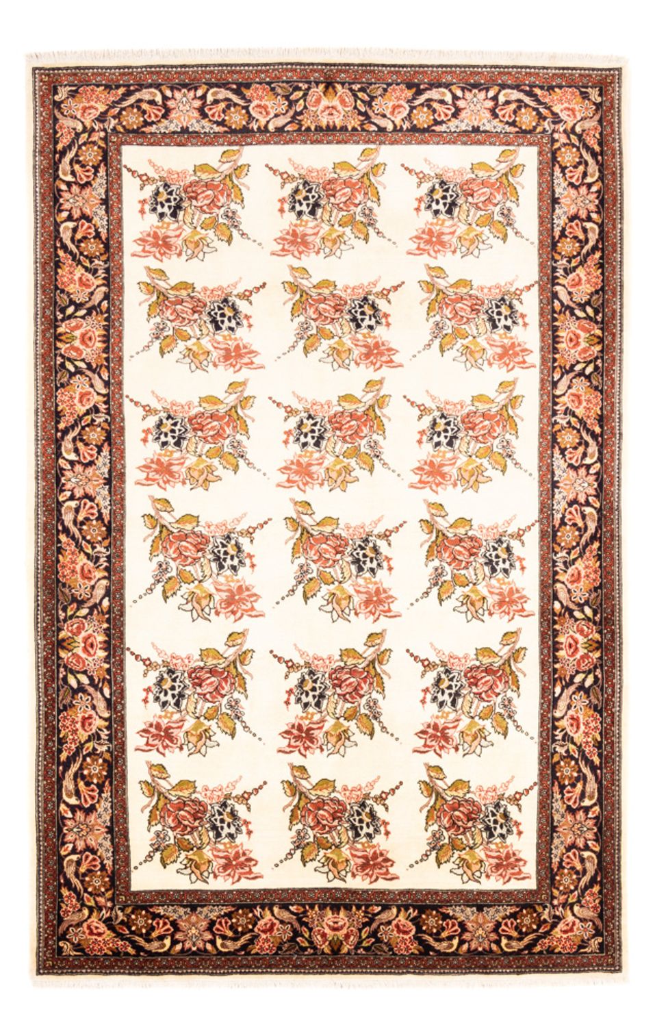 Perserteppich - Ghom - 258 x 166 cm - creme