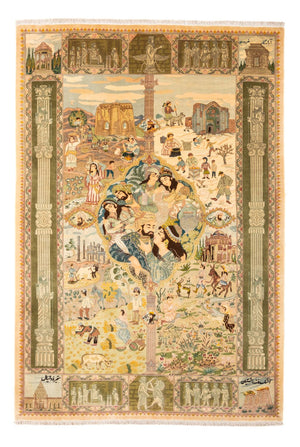 Tapis persan - Tabriz - Royal - 263 x 175 cm - multicolore