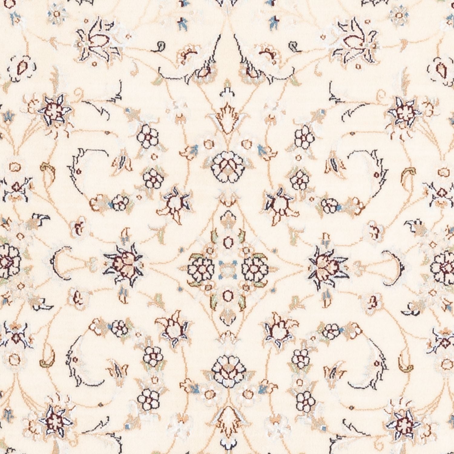 Tapis persan - Nain - Premium - 157 x 110 cm - crème