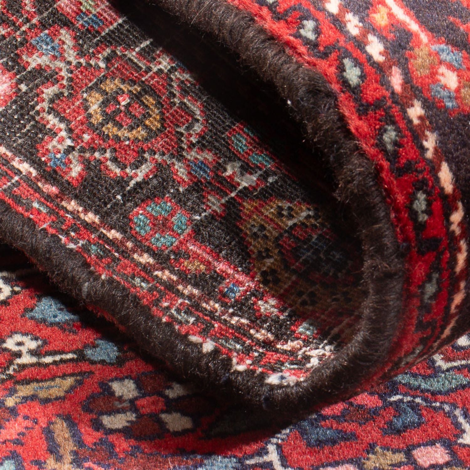 Tapis persan - Nomadic - 111 x 68 cm - rouge clair