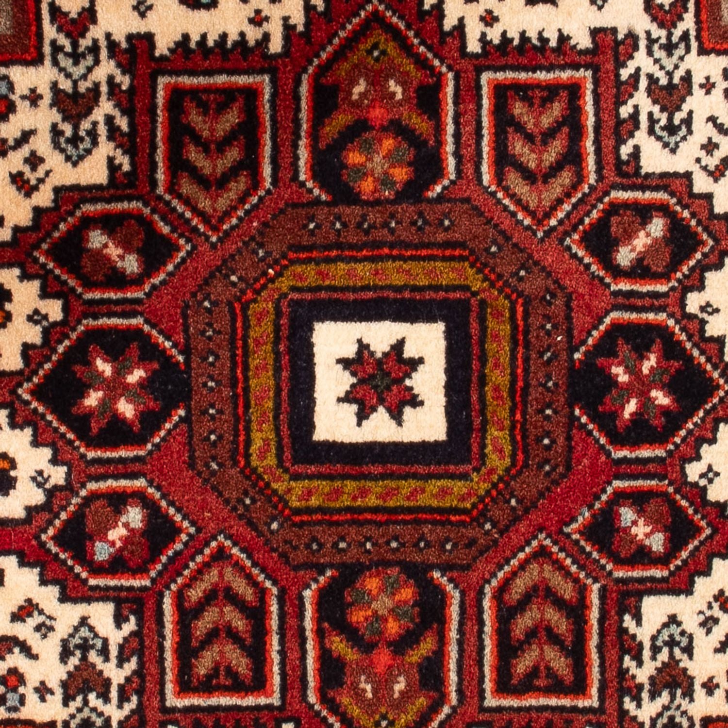 Tapis persan - Nomadic - 86 x 55 cm - crème