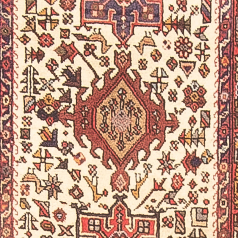 Tapis de couloir Tapis persan - Nomadic - 388 x 77 cm - beige