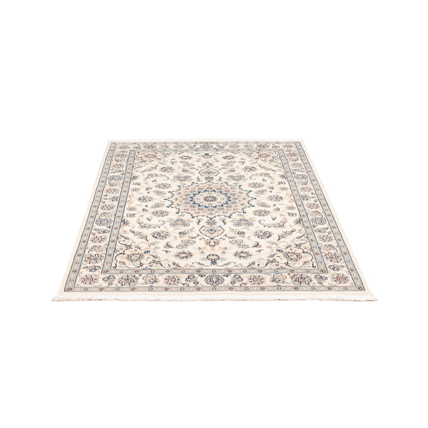 Tapis persan - Nain - Premium - 157 x 108 cm - crème