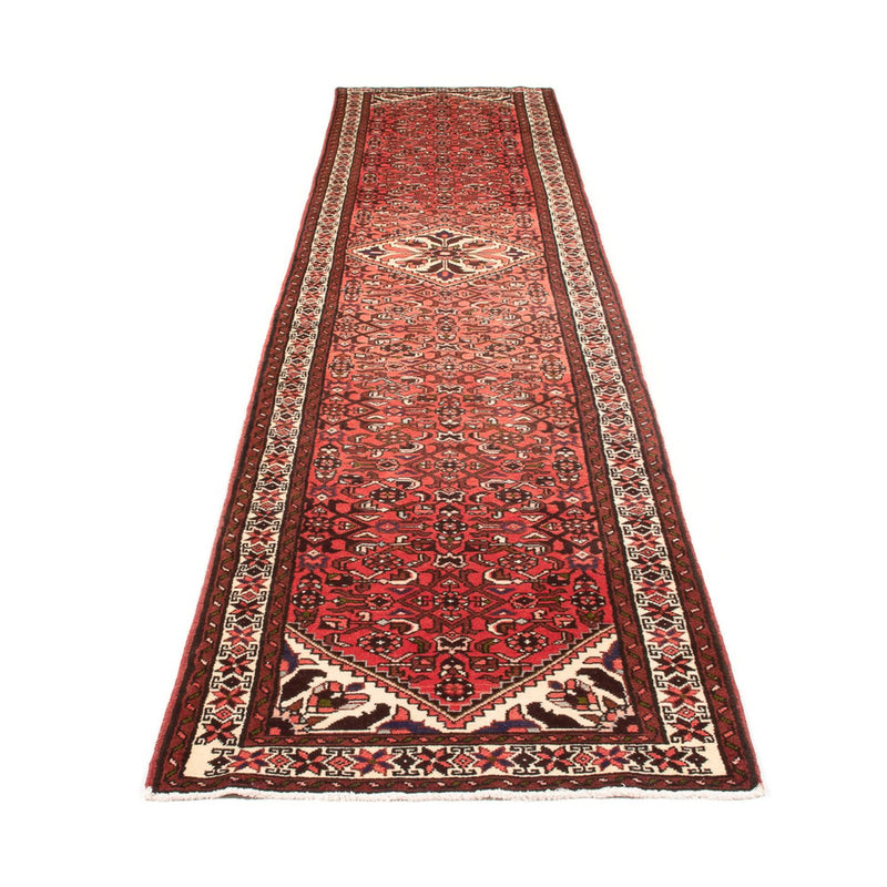 Tapis de couloir Tapis persan - Nomadic - 377 x 83 cm - rouge
