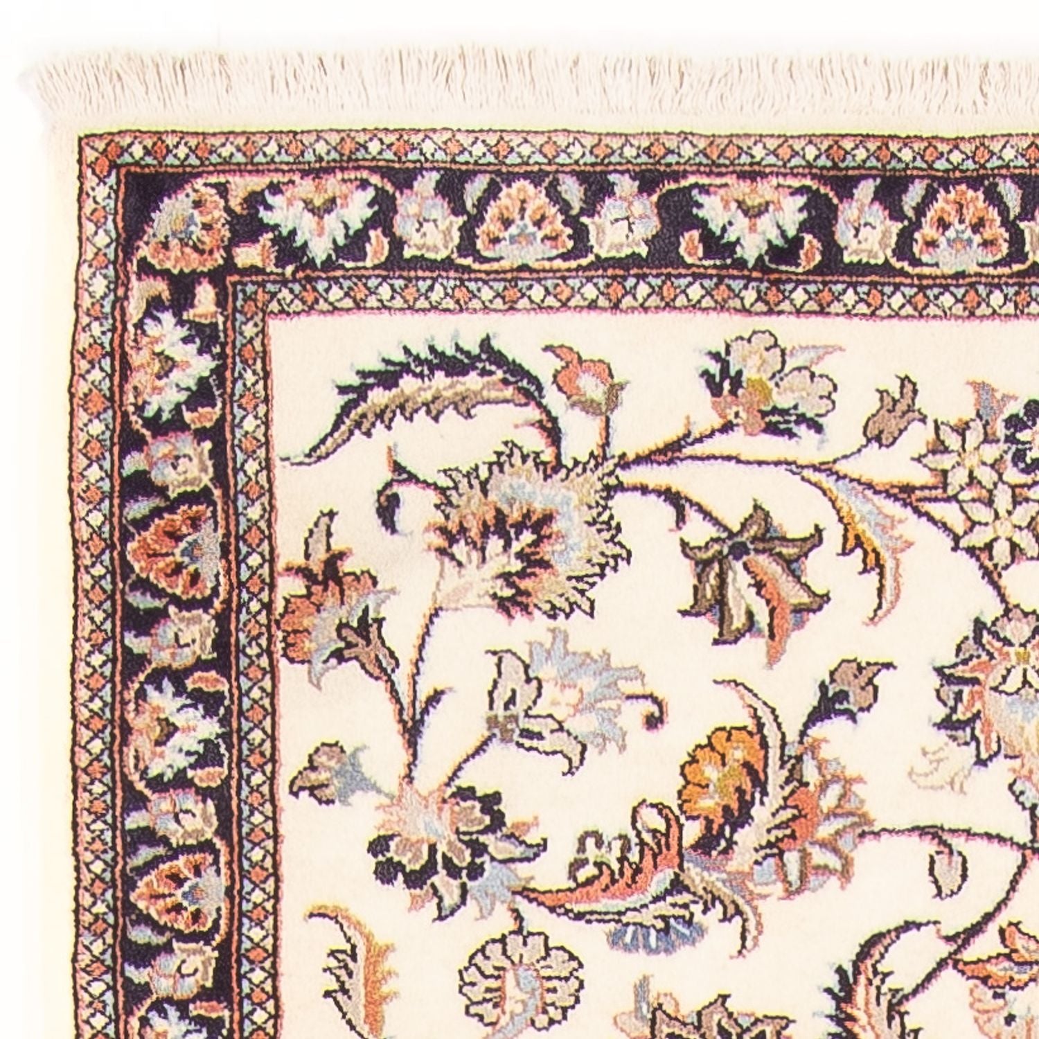 Tapis de couloir Tapis persan - Classique - 393 x 75 cm - crème