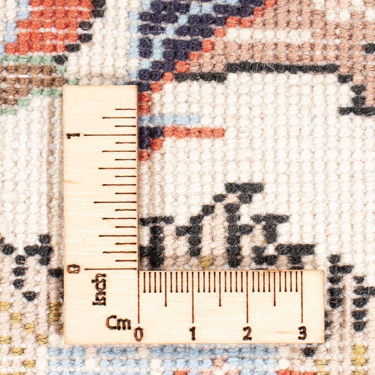 Tapis de couloir Tapis persan - Classique - 393 x 75 cm - crème