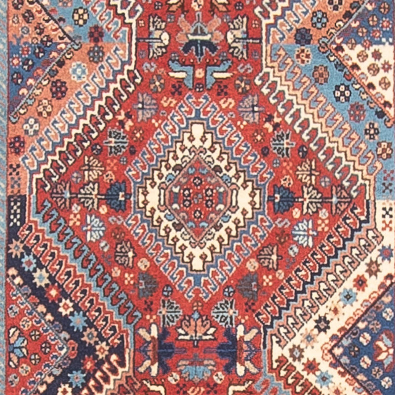 Tapis de couloir Tapis persan - Nomadic - 387 x 80 cm - rouge