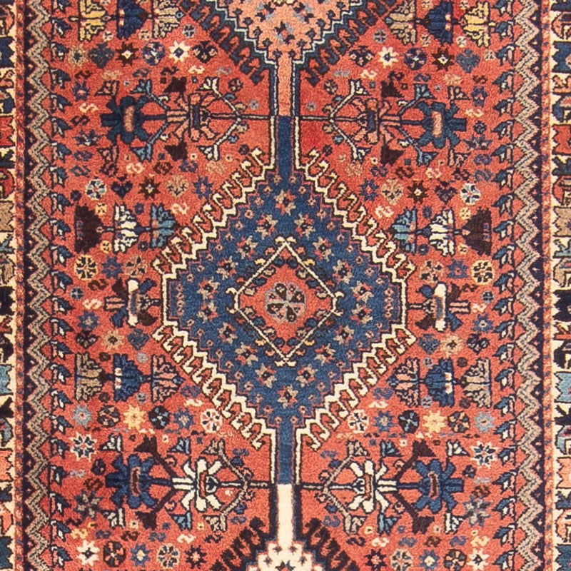 Tapis de couloir Tapis persan - Nomadic - 383 x 80 cm - rouge