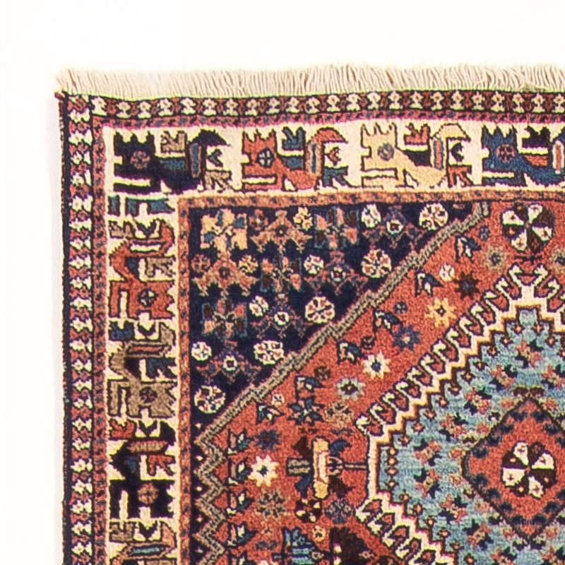 Tapis de couloir Tapis persan - Nomadic - 383 x 80 cm - rouge