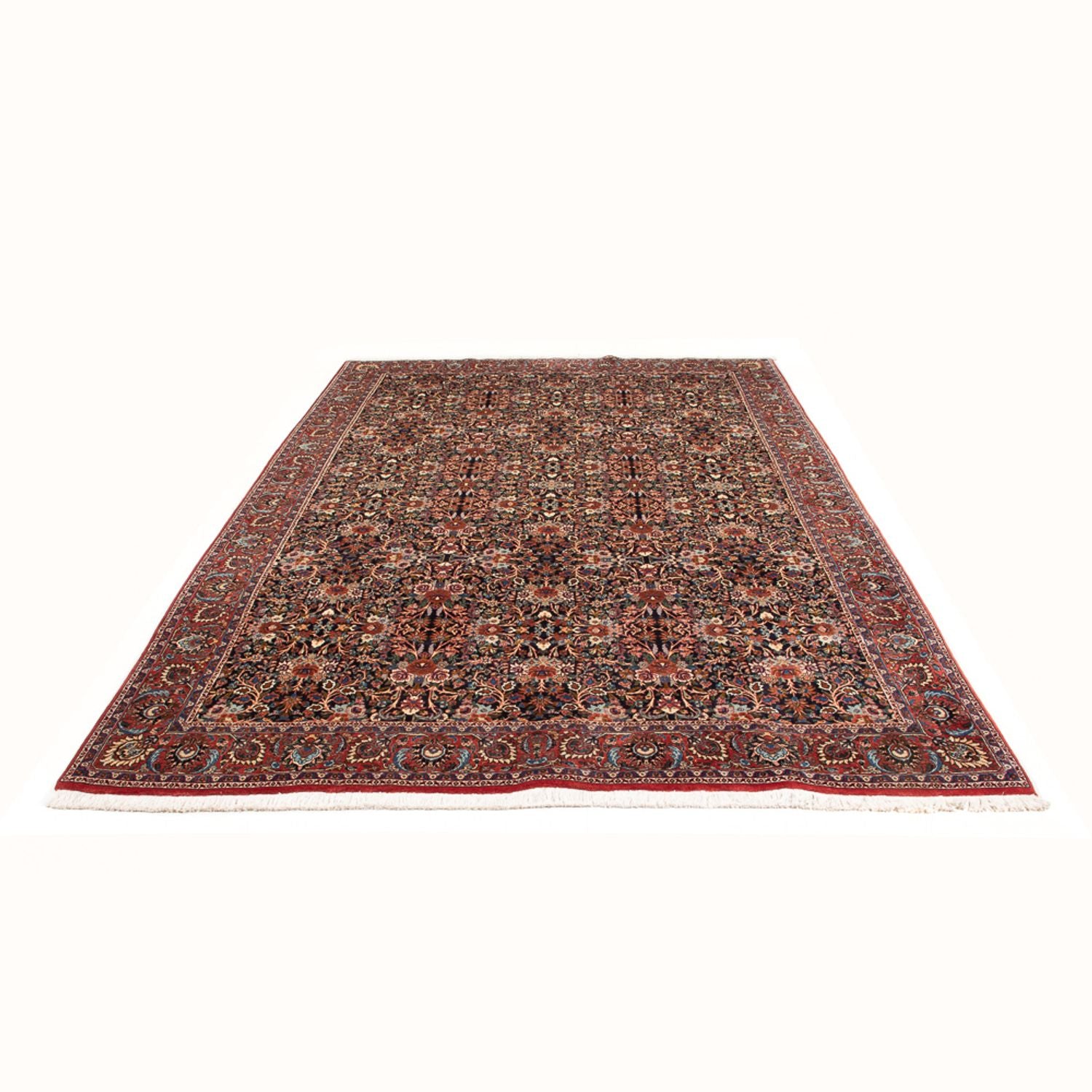 Tapis persan - Bidjar - 305 x 200 cm - bleu foncé
