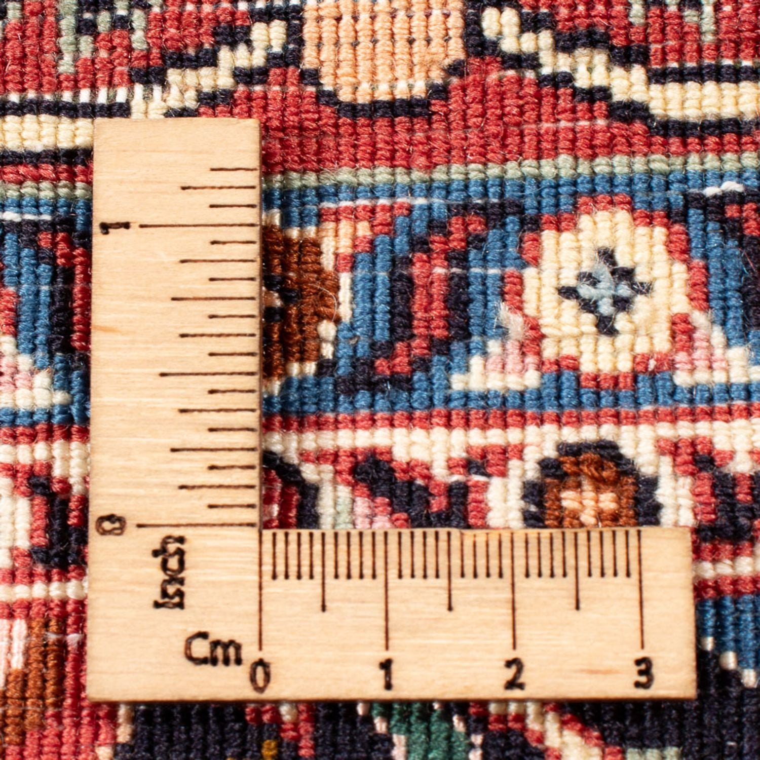 Tapis persan - Bidjar - 305 x 200 cm - bleu foncé