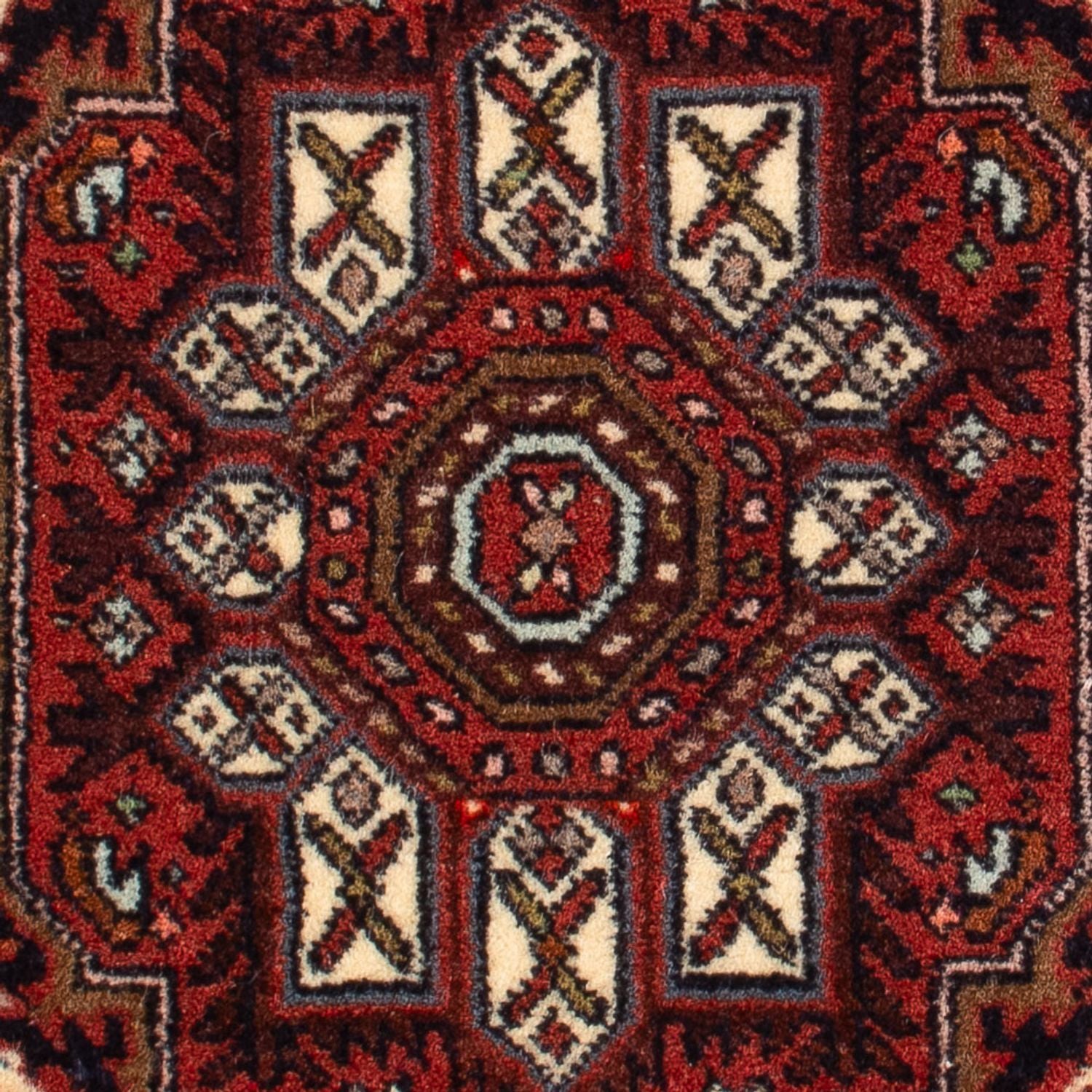 Tapis persan - Nomadic - 77 x 48 cm - rouge