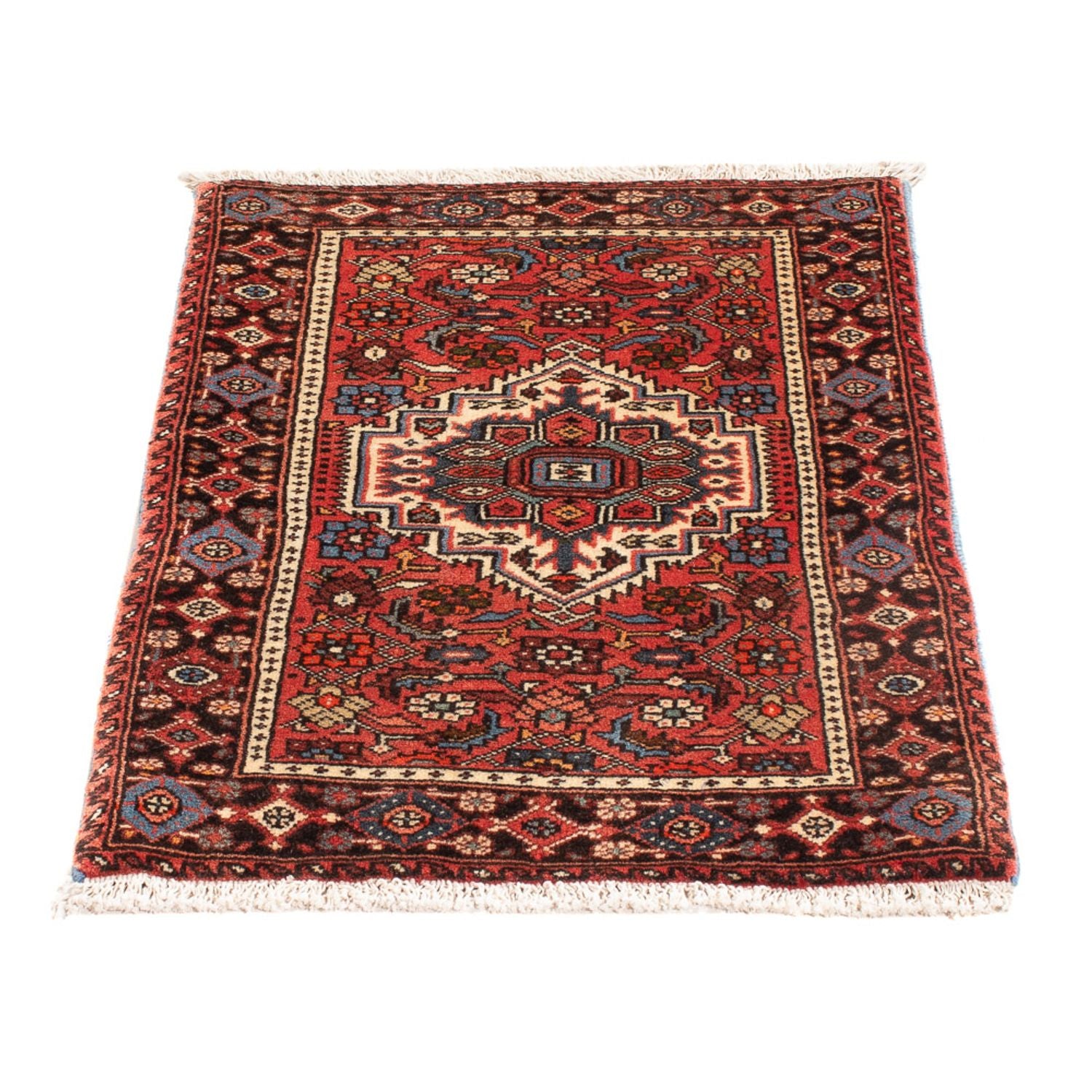 Tapis persan - Nomadic - 72 x 48 cm - rouge