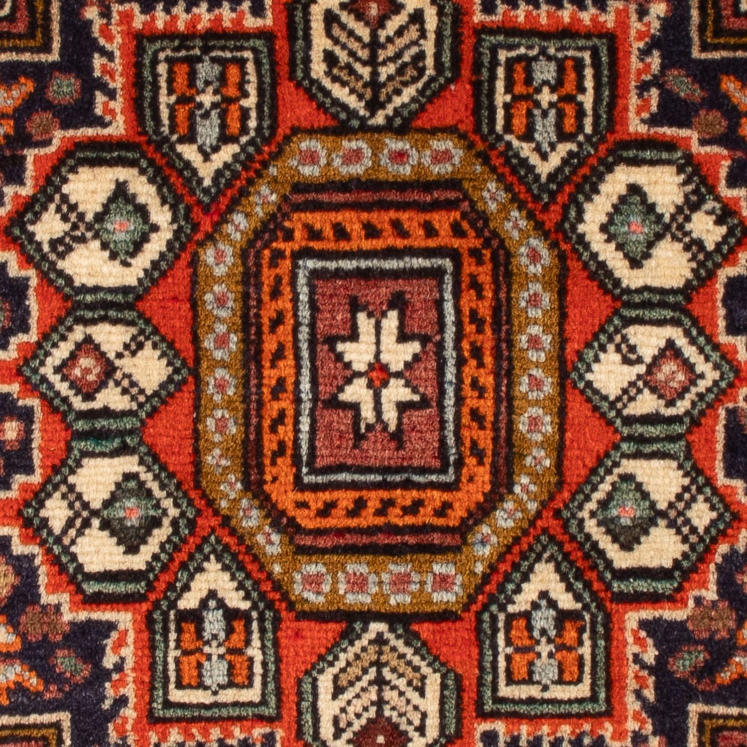 Tapis persan - Nomadic - 72 x 52 cm - bleu